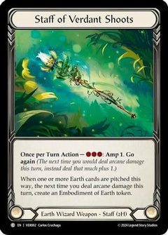 Staff of Verdant Shoots [VER002] (Rosetta Verdance Blitz Deck)-1