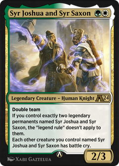 Syr Joshua and Syr Saxon (YWOE-027) - Alchemy: Wilds of Eldraine-1