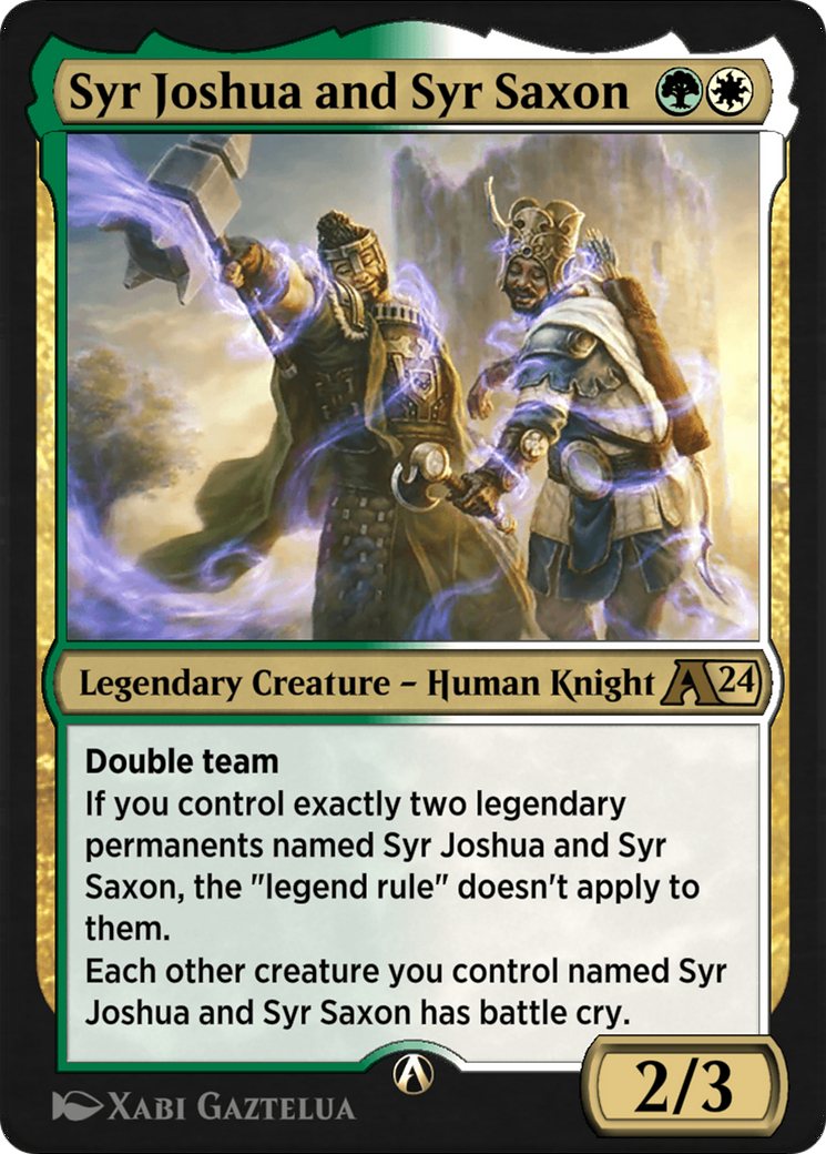 Syr Joshua and Syr Saxon (YWOE-027) - Alchemy: Wilds of Eldraine-1