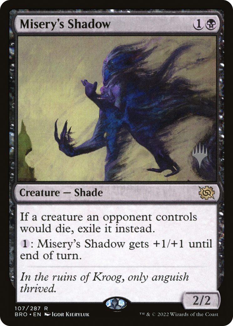 Misery's Shadow (Promo Pack) [The Brothers' War Promos]-1