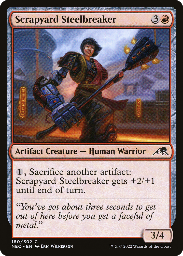 Scrapyard Steelbreaker [Kamigawa: Neon Dynasty]-1