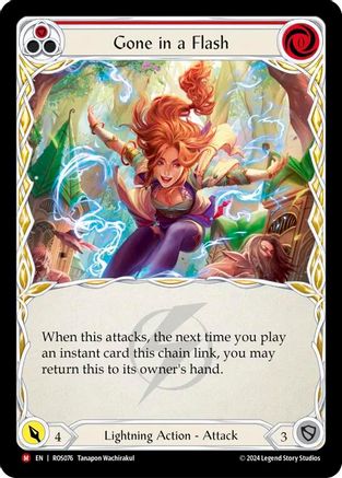 Gone in a Flash [ROS076] (Rosetta)  Rainbow Foil-1