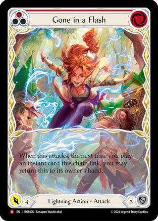 Gone in a Flash (Extended Art) [ROS076] (Rosetta)  Rainbow Foil-1