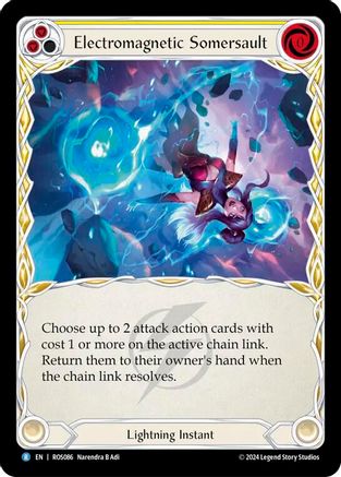 Electromagnetic Somersault (Yellow) [ROS086] (Rosetta)  Rainbow Foil-1