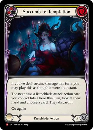 Succumb to Temptation [ROS119] (Rosetta)  Rainbow Foil-1