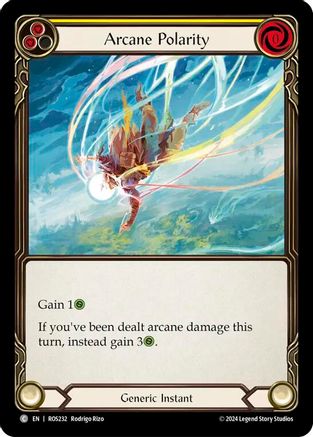 Arcane Polarity (Yellow) [ROS232] (Rosetta)  Rainbow Foil-1