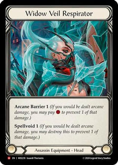 Widow Veil Respirator [ROS239] (Rosetta)  Cold Foil-1