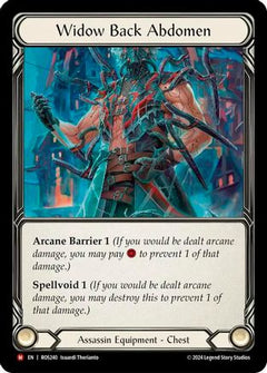 Widow Back Abdomen [ROS240] (Rosetta)  Cold Foil-1
