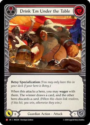 Drink 'Em Under the Table [ROS244] (Rosetta)  Rainbow Foil-1