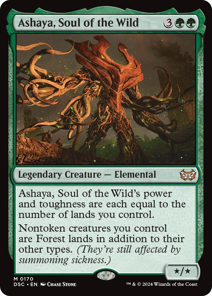 Ashaya, Soul of the Wild [Duskmourn: House of Horror Commander]-1