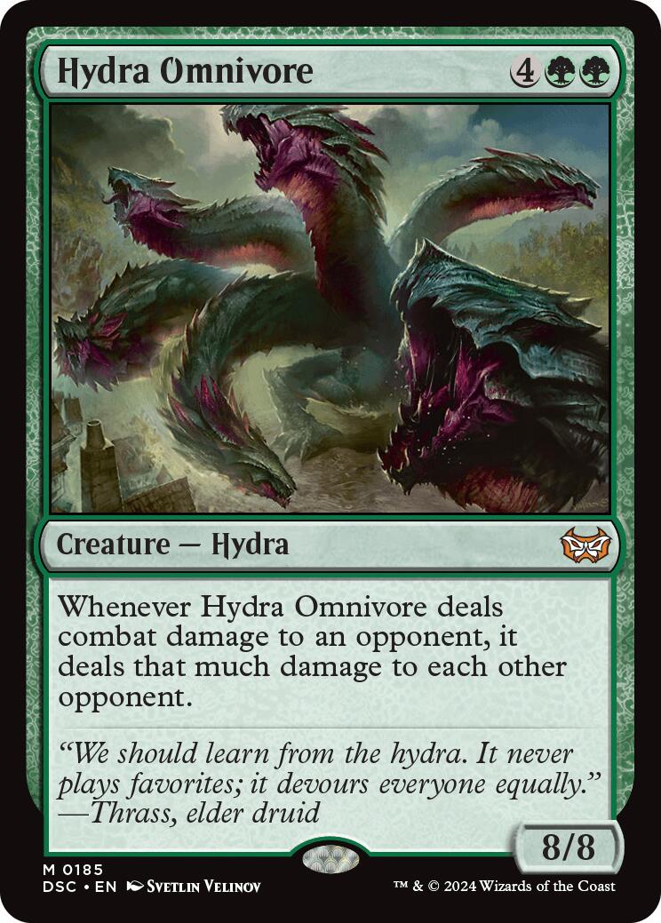 Hydra Omnivore [Duskmourn: House of Horror Commander]-1