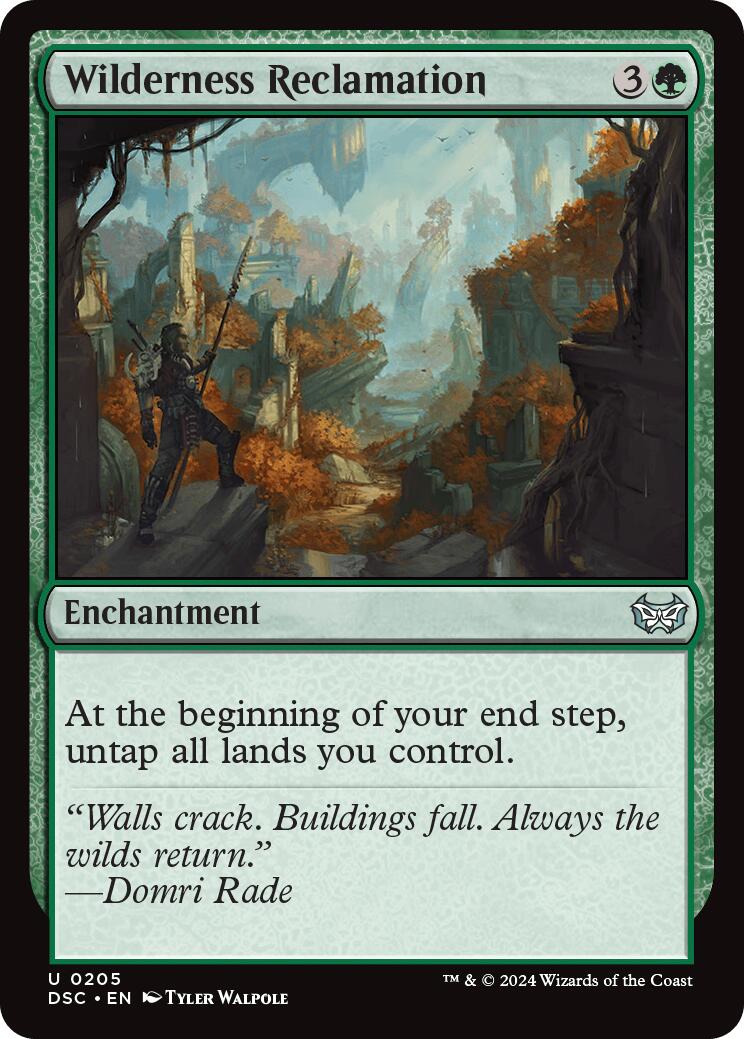 Wilderness Reclamation [Duskmourn: House of Horror Commander]-1