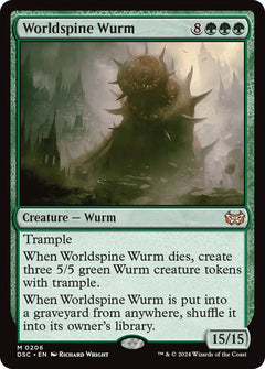 Worldspine Wurm [Duskmourn: House of Horror Commander]-1