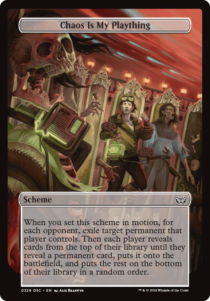 Chaos is My Plaything (Full Art) [Duskmourn: Archenemy]-2