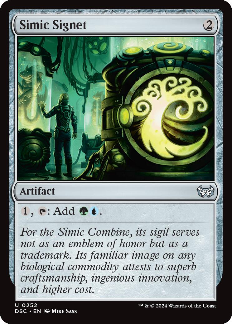 Simic Signet [Duskmourn: House of Horror Commander]-1