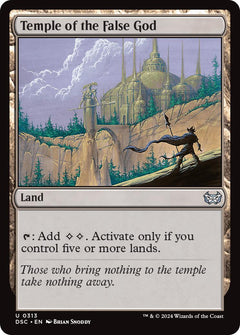 Temple of the False God [Duskmourn: House of Horror Commander]-1