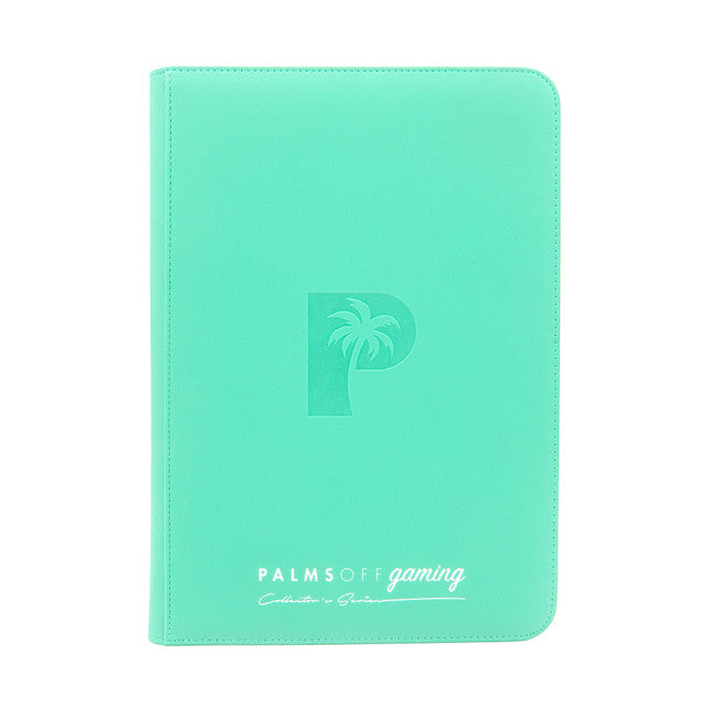 Collector's Series TOP LOADER Zip Binder Turquoise - CLEAR (216 Capacity)-1