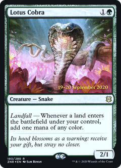 Lotus Cobra [Zendikar Rising Prerelease Promos]-1