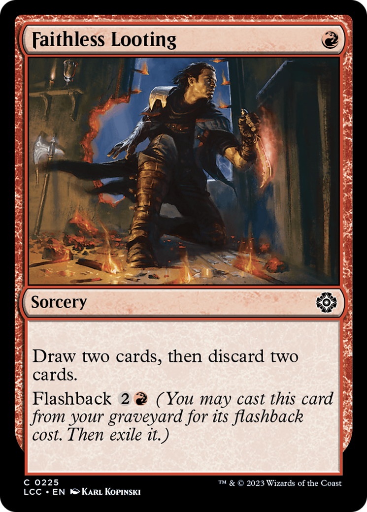 Faithless Looting [The Lost Caverns of Ixalan Commander]-1