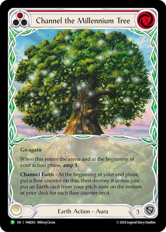 Channel the Millennium Tree [FAB263] (Promo)  Cold Foil-1