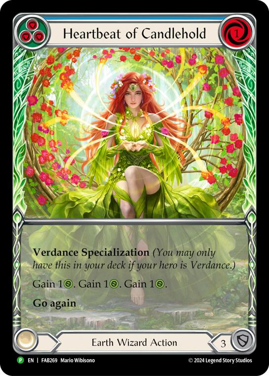 Heartbeat of Candlehold (Extended Art) [FAB269] (Promo)  Rainbow Foil-1