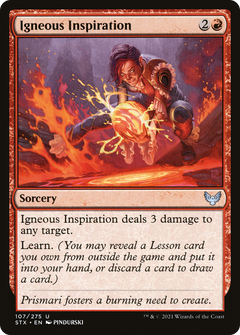 Igneous Inspiration [Strixhaven: School of Mages]-1