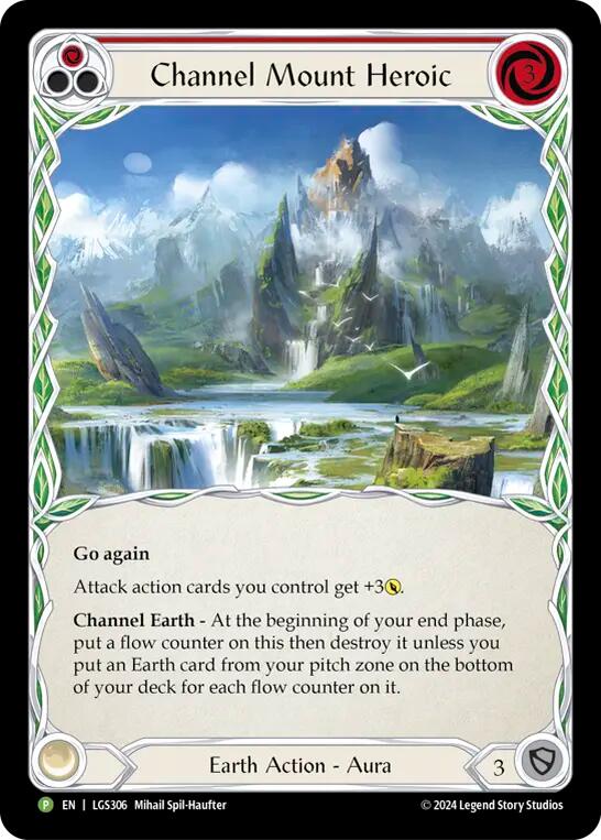 Channel Mount Heroic [LGS306] (Promo)  Cold Foil-1