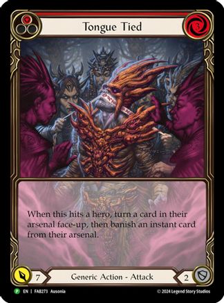 Tongue Tied (Extended Art) [FAB273] (Rosetta)  Rainbow Foil-1