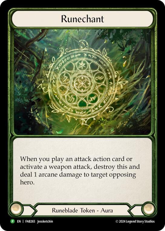 Runechant (Earth) [FAB265] (Promo)  Rainbow Foil-1