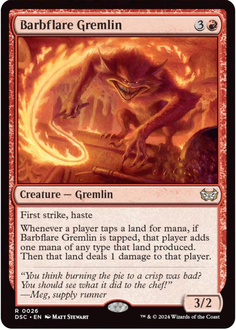 Barbflare Gremlin [Duskmourn: House of Horror Commander]-1