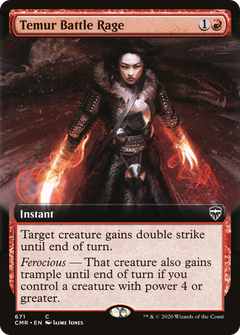 Temur Battle Rage (Extended Art) [Commander Legends]-1
