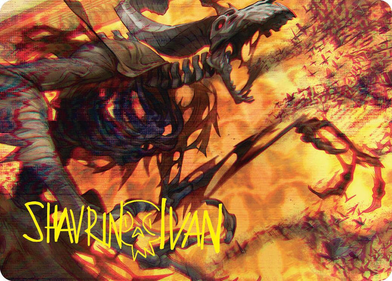 Unwanted Remake Art Card (Gold-Stamped Signature) [Duskmourn: House of Horror Art Series]-1