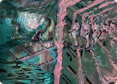 Mirror Room // Fractured Realm Art Card [Duskmourn: House of Horror Art Series]-1