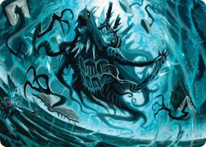Overlord of the Floodpits Art Card [Duskmourn: House of Horror Art Series]-1