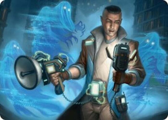 Paranormal Analyst Art Card [Duskmourn: House of Horror Art Series]-1