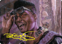 Dashing Bloodsucker Art Card (Gold-Stamped Signature) (ASDSK-006) - Art Series: Duskmourn: House of Horror-1