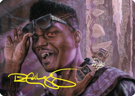 Dashing Bloodsucker Art Card (Gold-Stamped Signature) (ASDSK-006) - Art Series: Duskmourn: House of Horror-1