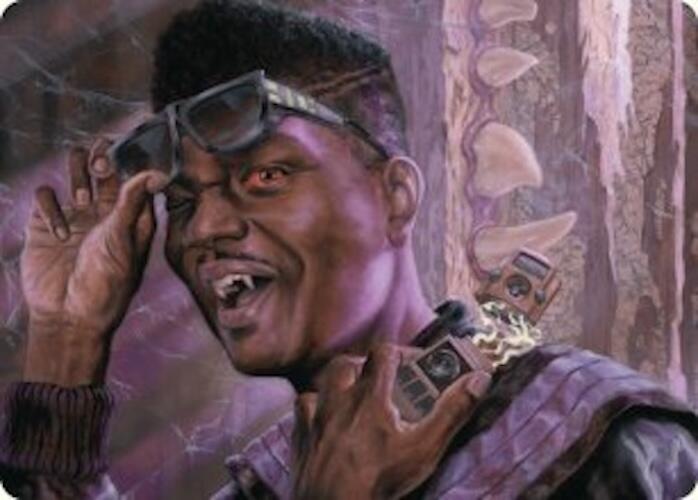 Dashing Bloodsucker Art Card [Duskmourn: House of Horror Art Series]-1