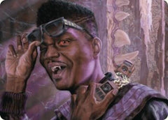 Dashing Bloodsucker Art Card [Duskmourn: House of Horror Art Series]-1