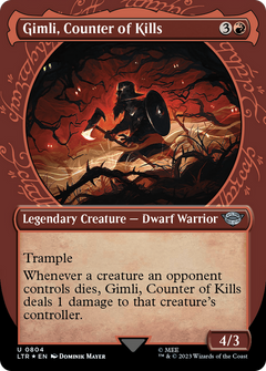 Gimli, Counter of Kills (Showcase) (Surge Foil) [The Lord of the Rings: Tales of Middle-Earth]-1