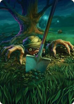 Exhume Art Card [Duskmourn: House of Horror Art Series]-1