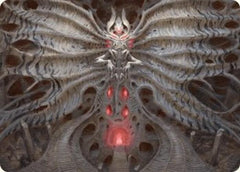 Valgavoth, Terror Eater Art Card [Duskmourn: House of Horror Art Series]-1