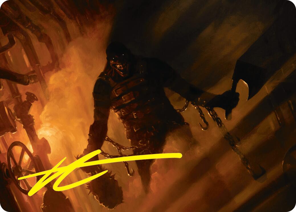 Boilerbilges Ripper Art Card (Gold-Stamped Signature) [Duskmourn: House of Horror Art Series]-1