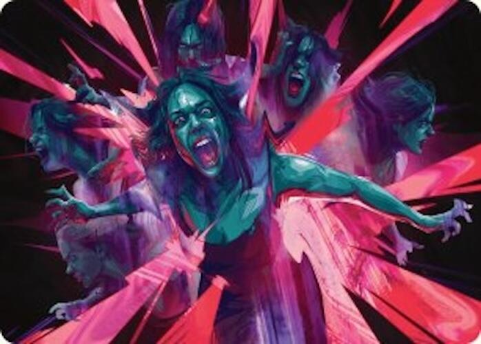 Waltz of Rage Art Card [Duskmourn: House of Horror Art Series]-1