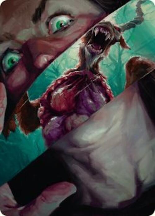 Hauntwoods Shrieker Art Card [Duskmourn: House of Horror Art Series]-1