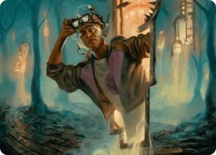 House Cartographer Art Card [Duskmourn: House of Horror Art Series]-1