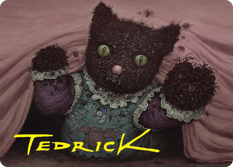 Twitching Doll Art Card (Gold-Stamped Signature) [Duskmourn: House of Horror Art Series]-1