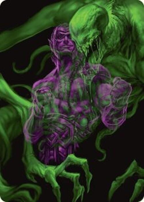 Tyvar, the Pummeler Art Card [Duskmourn: House of Horror Art Series]-1