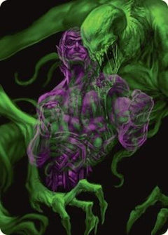 Tyvar, the Pummeler Art Card [Duskmourn: House of Horror Art Series]-1