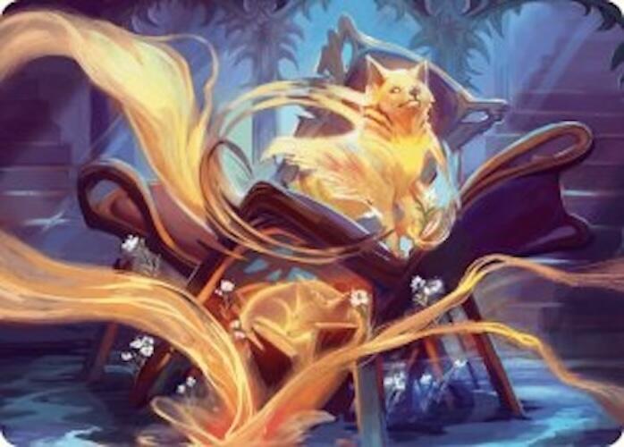Inquisitive Glimmer Art Card [Duskmourn: House of Horror Art Series]-1